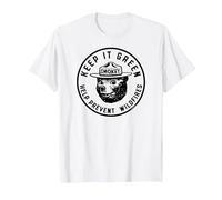Keep It Green! Help Prevent Wildfires Vintage Smokey Bear T-Shirt, Homme, Blanc, M