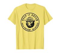 Keep It Green! Help Prevent Wildfires Vintage Smokey Bear T-Shirt, Homme, Citron, 3XL