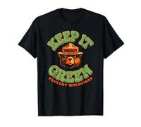 Keep It Green! Prevent Wildfires Classic Smokey Bear T-Shirt