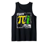 Keep It Real Think Rational Pi Graphique mathématique Débardeur