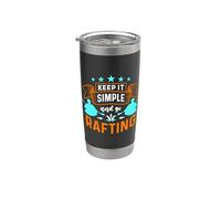Keep It Simple And Go Rafting Good Paddling Kayak Rafting Gobelet isotherme en acier inoxydable double paroi