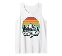 Keep It Simple and Go Randonnée Montagnes Rétro Vintage Randonnée Débardeur