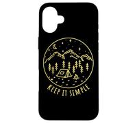 Keep It Simple Feu de Camp Amoureux de la Nature Tente Coque pour iPhone 16 Plus