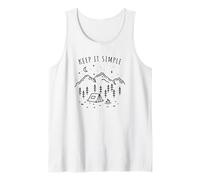 Keep It Simple Feu de Camp Amoureux de la Nature Tente Débardeur