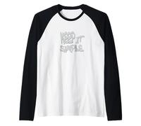 Keep It Simple Minimalist Life Quote Design Manche Raglan