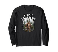 Keep It Squatchy Bigfoot Sasquatch Forest Cryptozoology Manche Longue
