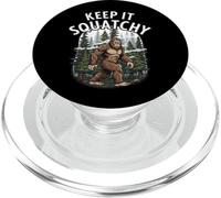 Keep It Squatchy Bigfoot Sasquatch Forest Cryptozoology PopSockets PopGrip pour MagSafe