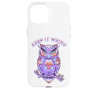Keep It Weird Owl Coque pour iPhone 15