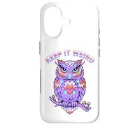 Keep It Weird Owl Coque pour iPhone 17