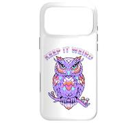 Keep It Weird Owl Coque pour iPhone 17 Pro Max