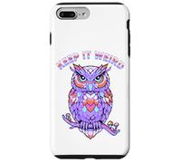Keep It Weird Owl Coque pour iPhone 7 Plus/8 Plus