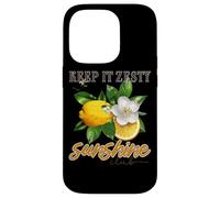 Keep It Zesty Sunshine Club Citronnier Coque pour iPhone 14 Pro