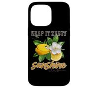 Keep It Zesty Sunshine Club Citronnier Coque pour iPhone 14 Pro Max