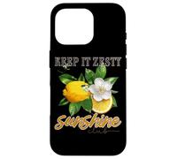 Keep It Zesty Sunshine Club Citronnier Coque pour iPhone 16 Pro