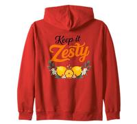 Keep It Zesty Sunshine Club Citrons Blooms Sweat à Capuche