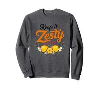 Keep It Zesty Sunshine Club Citrons Blooms Sweatshirt