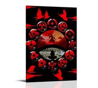 KEEP MARY Anime Uchiha Itachi Sharingan Art mural, impression photo, décoration moderne pour chambre familiale, 20 x 30 cm