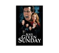 KEEP MARY Any Given Sunday Poster décoratif sur toile, art mural, pour salon, chambre à coucher, 60 x 90 cm