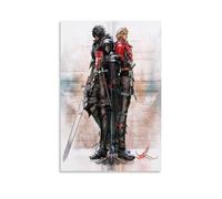KEEP MARY Final Fantasy Clive Rothfield and Joshua Rothfield Art mural Impression d'image moderne Décoration de chambre familiale 50 x 75 cm