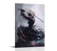 KEEP MARY NieR Automata Glory to Mankind Poster magnétique Impression photo moderne Décoration de chambre familiale 20 x 30 cm