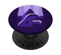 Keep Movin Hike Walk Jogger Violet I Just Felt Like Running PopSockets PopGrip Adhésif