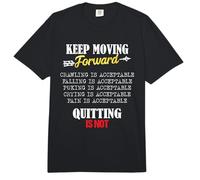 Keep Moving Forward and Don't Quit Quitting Comfort Colors Adult Heavyweight T-Shirt