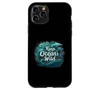 Keep Oceans Wild Marine Life Conservation Ocean Coque pour iPhone 11 Pro