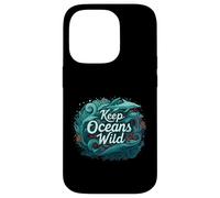 Keep Oceans Wild Marine Life Conservation Ocean Coque pour iPhone 14 Pro