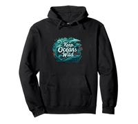 Keep Oceans Wild Marine Life Conservation Ocean Sweat à Capuche