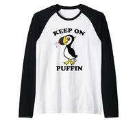Keep on Puffin Bird Manche Raglan