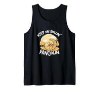 Keep on Rollin' Pangolin Crâtres écailleuses pour Les Amateurs de Pangolin Débardeur