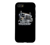 Keep on Truckin Chauffeur de Semi-remorque Big Rig Vintage Coque pour iPhone SE (2020) / 7/8