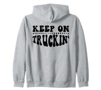 Keep on Truckin Women Keep on Trucking Mens Trucker Driver Sweat à Capuche