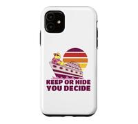 Keep Or Hide Duck Cruise Chasse en Caoutchouc pour Hommes, Femmes, Enfants Coque pour iPhone 11