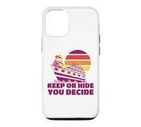 Keep Or Hide Duck Cruise Chasse en Caoutchouc pour Hommes, Femmes, Enfants Coque pour iPhone 12/12 Pro