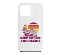 Keep Or Hide Duck Cruise Chasse en Caoutchouc pour Hommes, Femmes, Enfants Coque pour iPhone 13 Pro Max