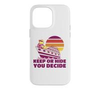 Keep Or Hide Duck Cruise Chasse en Caoutchouc pour Hommes, Femmes, Enfants Coque pour iPhone 14 Pro Max
