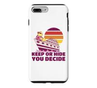 Keep Or Hide Duck Cruise Chasse en Caoutchouc pour Hommes, Femmes, Enfants Coque pour iPhone 7 Plus/8 Plus