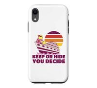 Keep Or Hide Duck Cruise Chasse en Caoutchouc pour Hommes, Femmes, Enfants Coque pour iPhone XR