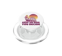 Keep Or Hide Duck Cruise Chasse en Caoutchouc pour Hommes, Femmes, Enfants PopSockets PopGrip pour MagSafe