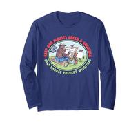 Keep Our Forest Green & Growing Smokey Bear Illustration Manche Longue