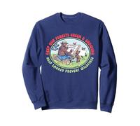 Keep Our Forest Green & Growing Smokey Bear Illustration Sweatshirt