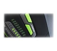 Keep Out X9PRO - Souris - laser - 11 boutons - filaire - USB - gris, noir, argent, vert G