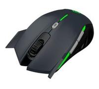 Keep Out XPOSEDION - Souris - droitiers et gauchers - optique - 6 boutons - filaire - USB - gris, vert G