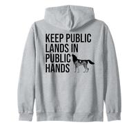 Keep Public Lands in Public Hands Off My Public Land Protect Sweat à Capuche
