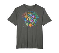 Keep Rocking Coloré Cadeau Pour Paléontologue Géologie T-Shirt