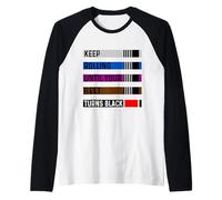 Keep Rolling Till Your Belt Turns Blacks BJJ brésilien Manche Raglan
