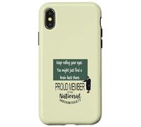 Keep Rolling Your Eyes. Citation Sarcasme Coque pour iPhone X/XS