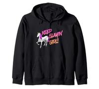 Keep Slaying Girl - Votre Devise Sweat à Capuche