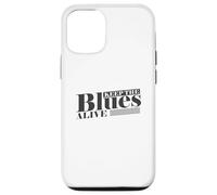 Keep The Blues Alive Trompette Musicale Coque pour iPhone 12/12 Pro